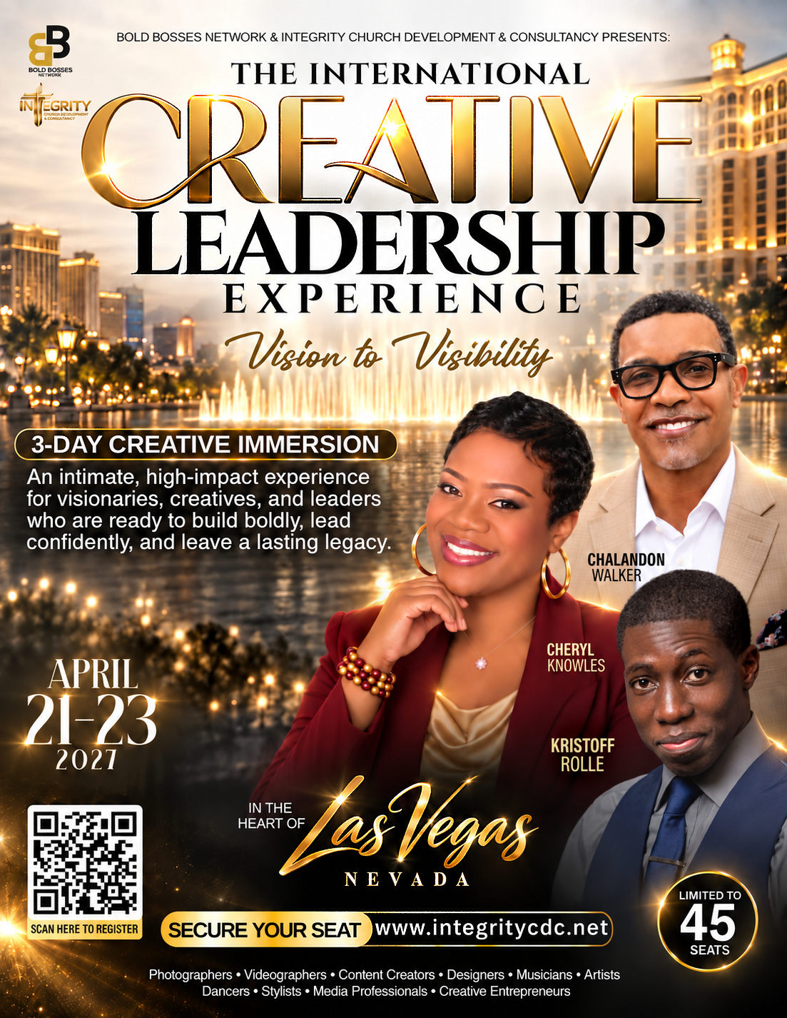 International Creative Leadership Experience official flyer